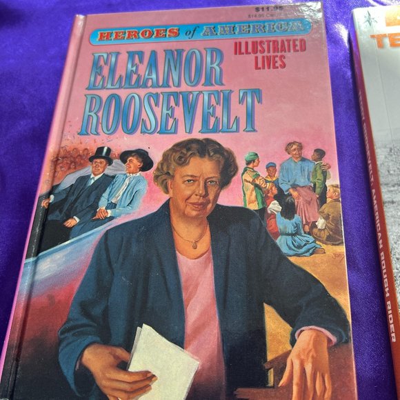 📌Sterling Point Books: Teddy Roosevelt Eleanor Roosevelt (Heroes of America) - Picture 2 of 12